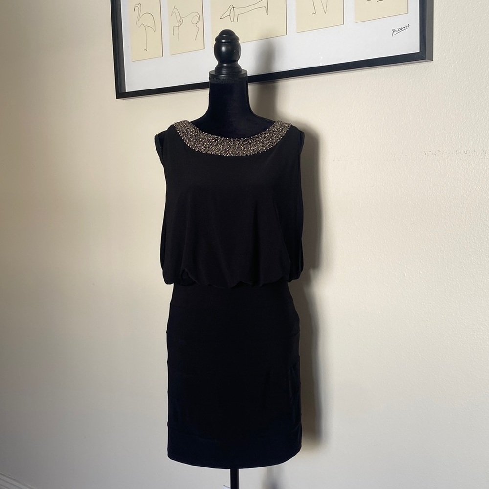 Cachet Black sleeveless dress
